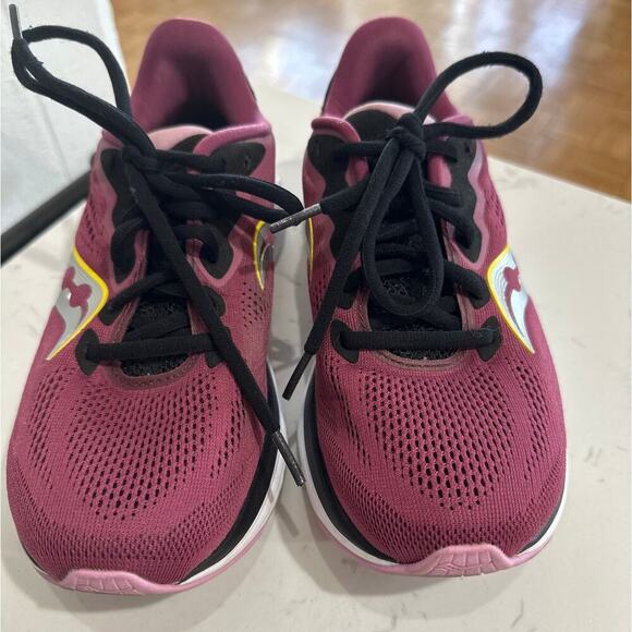 Saucony Women's Ride 14 Running Sneaker Quartz/Vizigold, Size 7, EUC - Picture 8 of 8